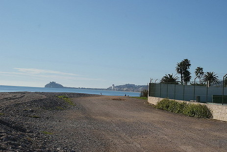 Vista mar y Castillo de Peñiscola, bungalow Plenamar, Benicarló