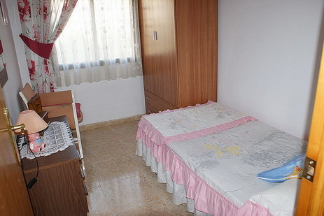 Dormitorio individual, piso Papa Luna, Benicarló