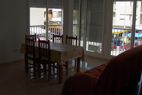 Salón comedor, piso Felipe V, Peñiscola